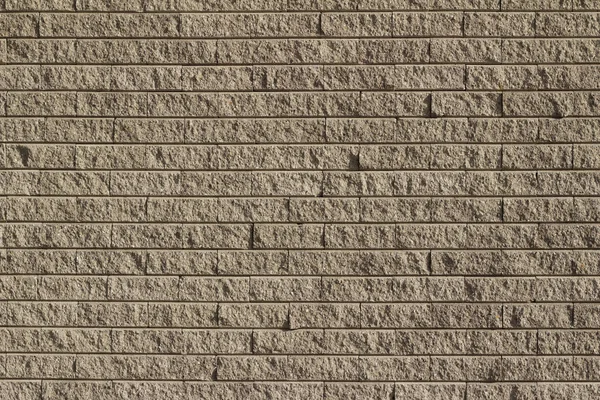 Modern Tan Color Exterior Stone Brick Wall Texture Background Attractive — Stock Photo, Image