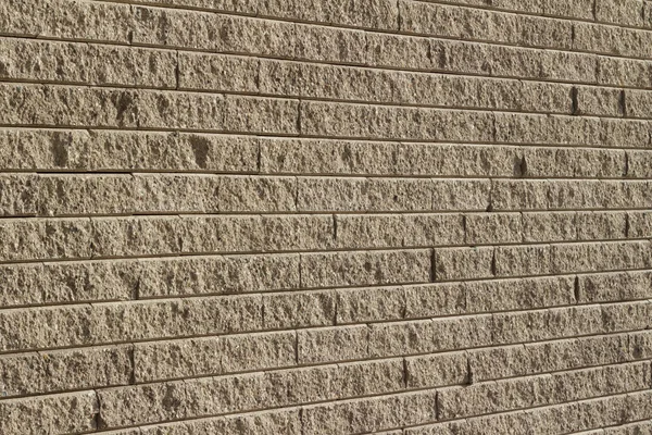 Moderne Braune Farbe Außen Stein Ziegelsteinwand Textur Hintergrund Mit Attraktiven — Stockfoto