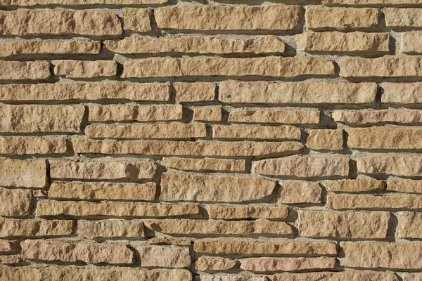 Fondo Textura Pared Piedra Natural Moderna Con Ladrillos Estilo Plano — Foto de Stock