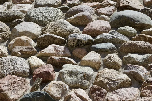 Naturalne Rock Ściany Tekstury Tła Kolorowych Twardych Kamieni Różnych Kształtach — Zdjęcie stockowe