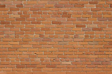 Eski antika kırmızı kil tuğla duvar dokusu ortak bir bağ kalıbında.