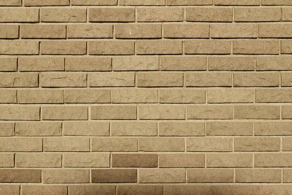 Modern Tan Color Natural Stone Brick Wall Texture Background Traditional — Stock Photo, Image