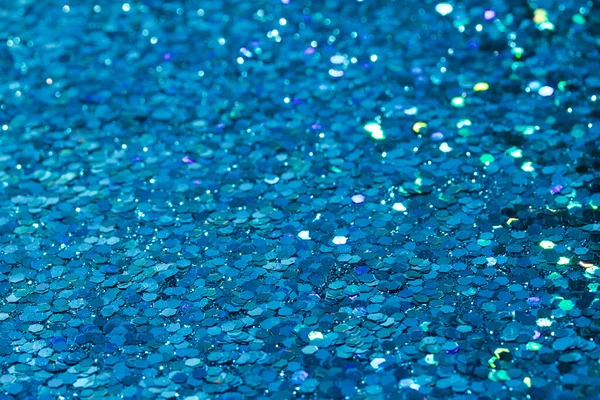 Schöne Glitzernde Blaue Glitzernde Abstrakte Textur Hintergrund Mit Kopierraum Und — Stockfoto