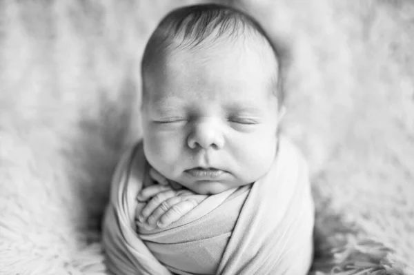 Nou Născuți Dormit Copil Băiat Sau Fată Imagine Cum Cartofi — Fotografie, imagine de stoc