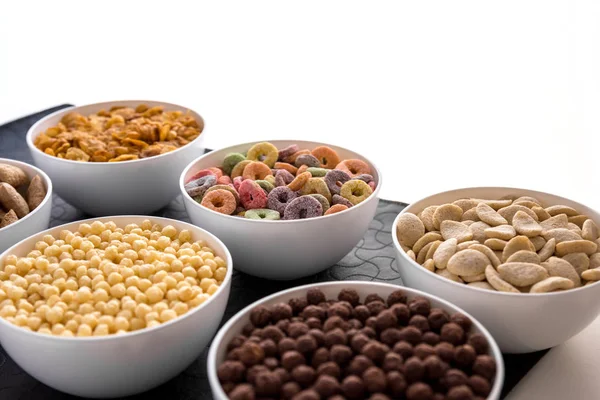 Detail of various cereals with blur — Stock Photo, Image