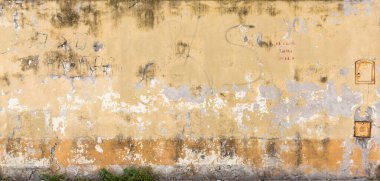 Eski ve yıkık bir şehir duvarının dokusu