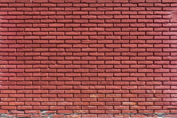 Texture brick wall of red color