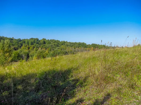 Landskap Naturen Mot Den Blå Himlen — Stockfoto