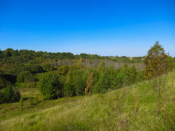 Landskap Naturen Mot Den Blå Himlen — Stockfoto