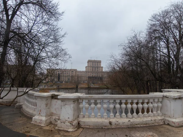 Landscape Megalopolis City Moscow State University — Stock Photo, Image