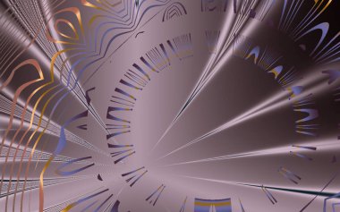 Soyut desenli illüstrasyon, soyut geometri