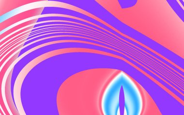 Soyut desenli illüstrasyon, soyut geometri