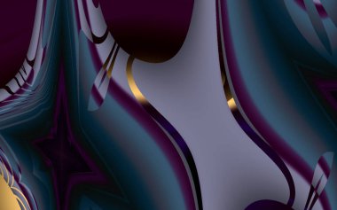 Soyut desenli illüstrasyon, soyut geometri