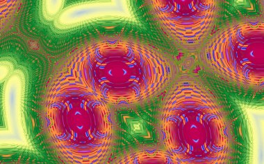 Soyut desenli illüstrasyon, soyut geometri