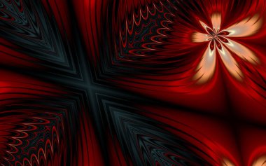 Soyut desenli illüstrasyon, soyut geometri