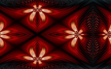 Soyut desenli illüstrasyon, soyut geometri