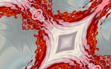 Soyut desenli illüstrasyon, soyut geometri