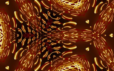 Soyut desenli illüstrasyon, soyut geometri