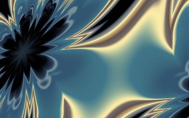 Soyut desenli illüstrasyon, soyut geometri