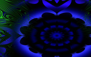 Soyut desenli illüstrasyon, soyut geometri