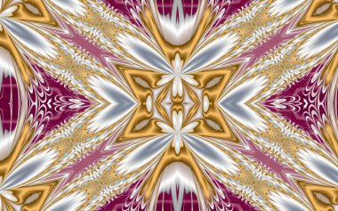 Soyut desenli illüstrasyon, soyut geometri