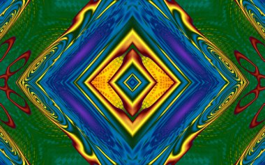 Soyut desenli illüstrasyon, soyut geometri