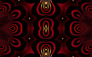 Soyut desenli illüstrasyon, soyut geometri