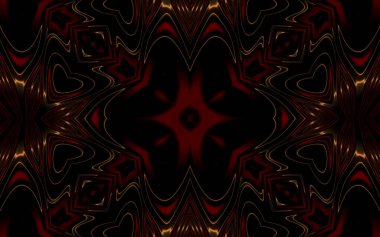 Soyut desenli illüstrasyon, soyut geometri