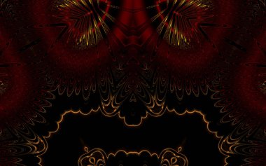 Soyut desenli illüstrasyon, soyut geometri