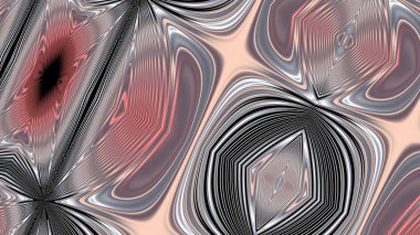 Soyut desenli illüstrasyon, soyut geometri