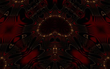 Soyut desenli illüstrasyon, soyut geometri 