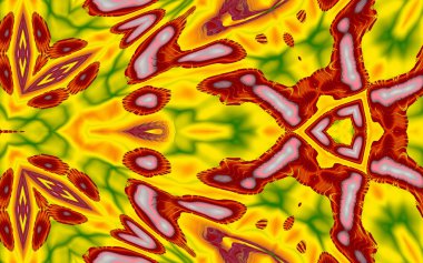 Soyut desenli illüstrasyon, soyut geometri