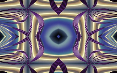 Soyut desenli illüstrasyon, soyut geometri