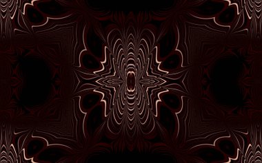 Soyut desenli illüstrasyon, soyut geometri