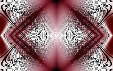 Soyut desenli illüstrasyon, soyut geometri