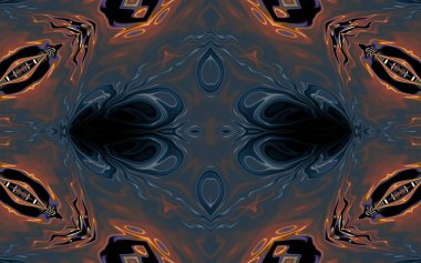 Soyut desenli illüstrasyon, soyut geometri