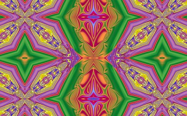 Soyut desenli renkli çizimler, soyut geometri 