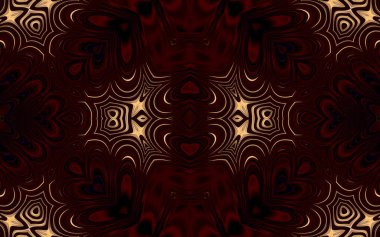 Soyut desenli renkli çizimler, soyut geometri 