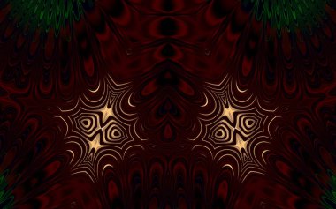 Soyut desenli renkli çizimler, soyut geometri 