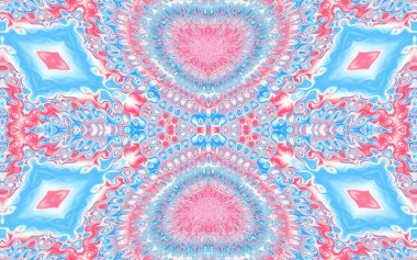 Soyut desenli renkli çizimler, soyut geometri 