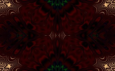 Soyut desenli renkli çizimler, soyut geometri 