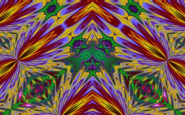 Soyut desenli renkli çizimler, soyut geometri 