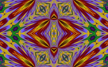 Soyut desenli renkli çizimler, soyut geometri 