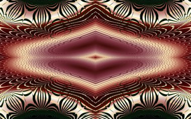 Soyut desenli renkli çizimler, soyut geometri 