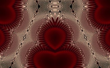 Soyut desenli renkli çizimler, soyut geometri