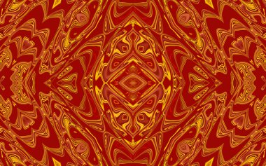 Soyut desenli renkli çizimler, soyut geometri