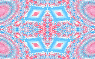 Soyut desenli renkli çizimler, soyut geometri