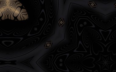 Soyut desenli illüstrasyon, soyut geometri 