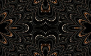 Soyut desenli illüstrasyon, soyut geometri 