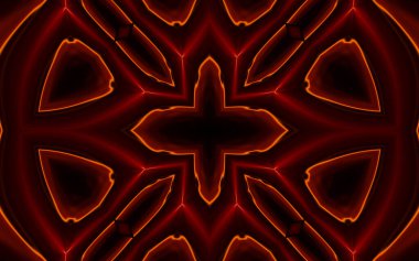 Soyut desenli renkli çizimler, soyut geometri 